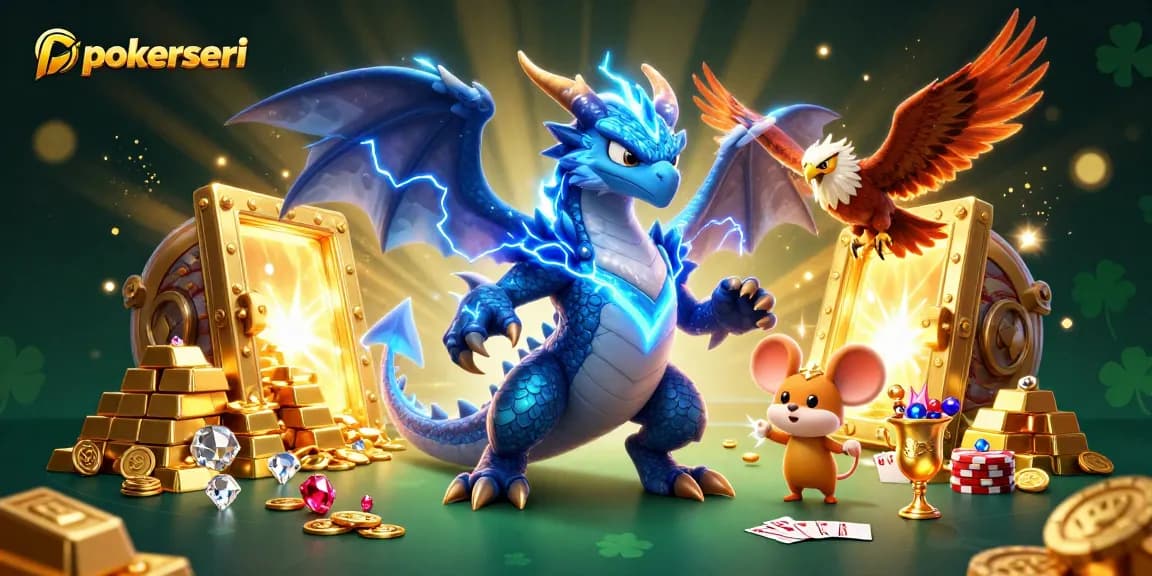 Exciting gameplay at pokerseri showcases poker strategy with rich visuals of victory.