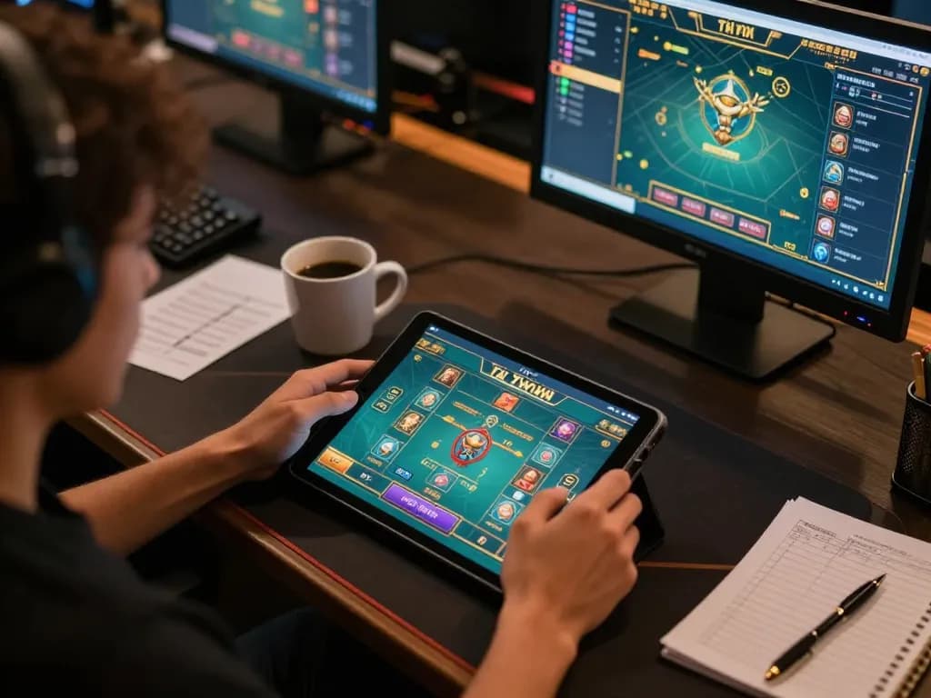 Tài xỉu sunwin gameplay on tablet during an online gambling session