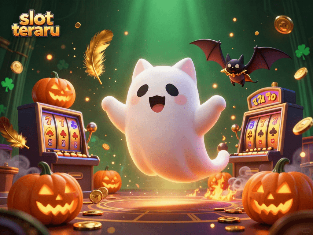 Engage with slot terbaru action in a haunted casino, featuring ghost cats and golden jackpots.