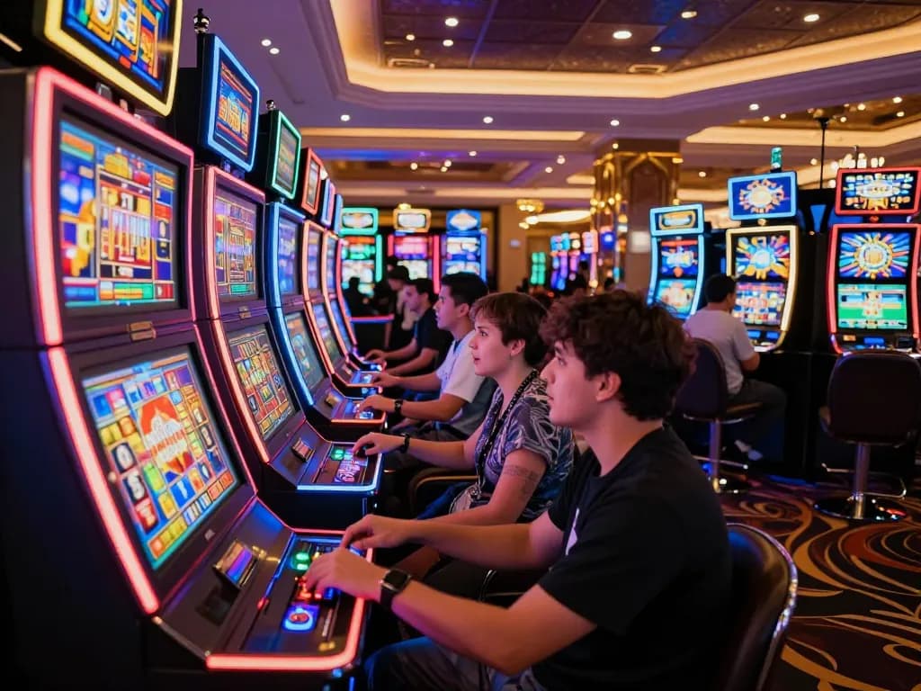Experience the thrill of winning with the bonus new member 100 at the exciting slot machine area.