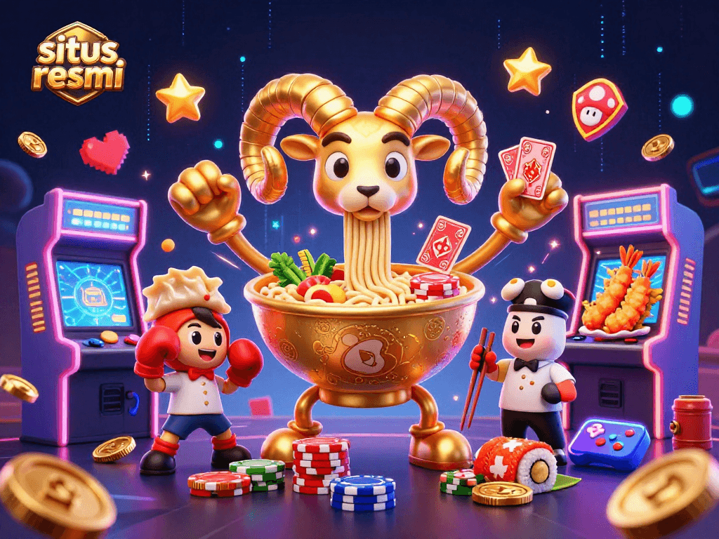 Experience situs resmi betting with vibrant characters and dynamic casino elements.