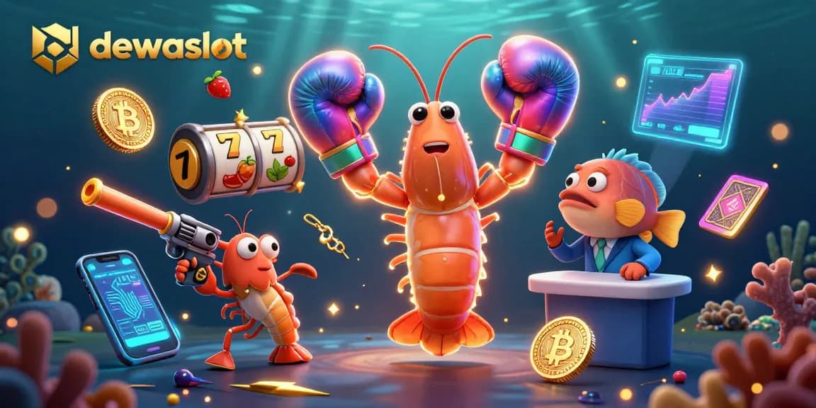 Menggali pengalaman bermain di dewaslot dengan simbol slot dan koin cryptocurrency berkilau
