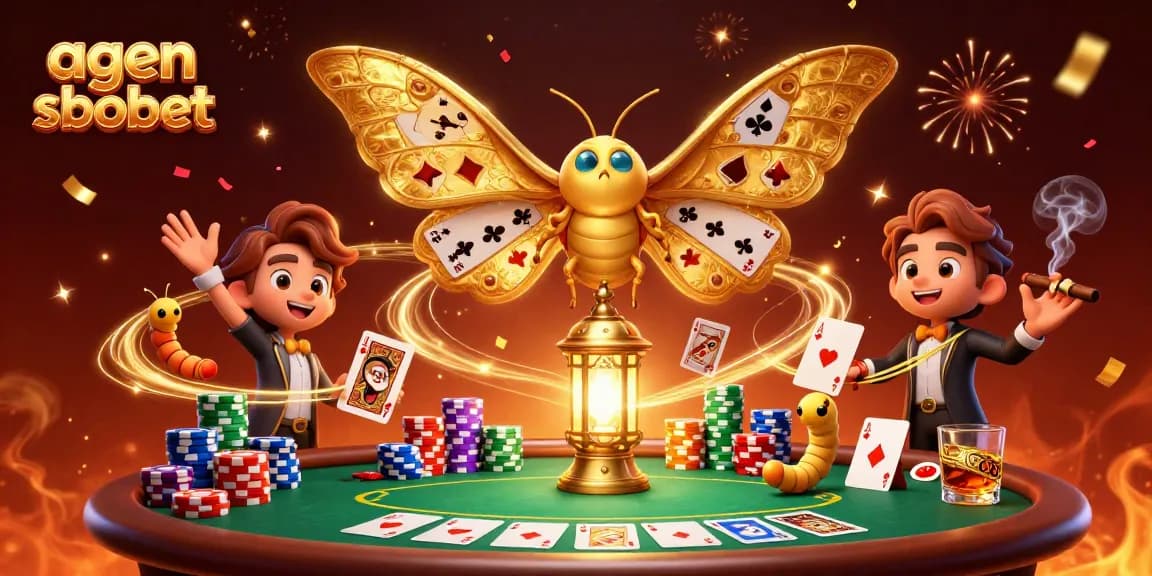 Menggunakan agen sbobet untuk memasang taruhan menguntungkan dengan visual teatrikal dari kartu dan piala