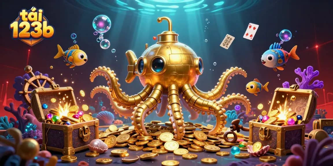 Tải 123b and dive into the thrilling world of online gambling with a rich, dynamic underwater scene