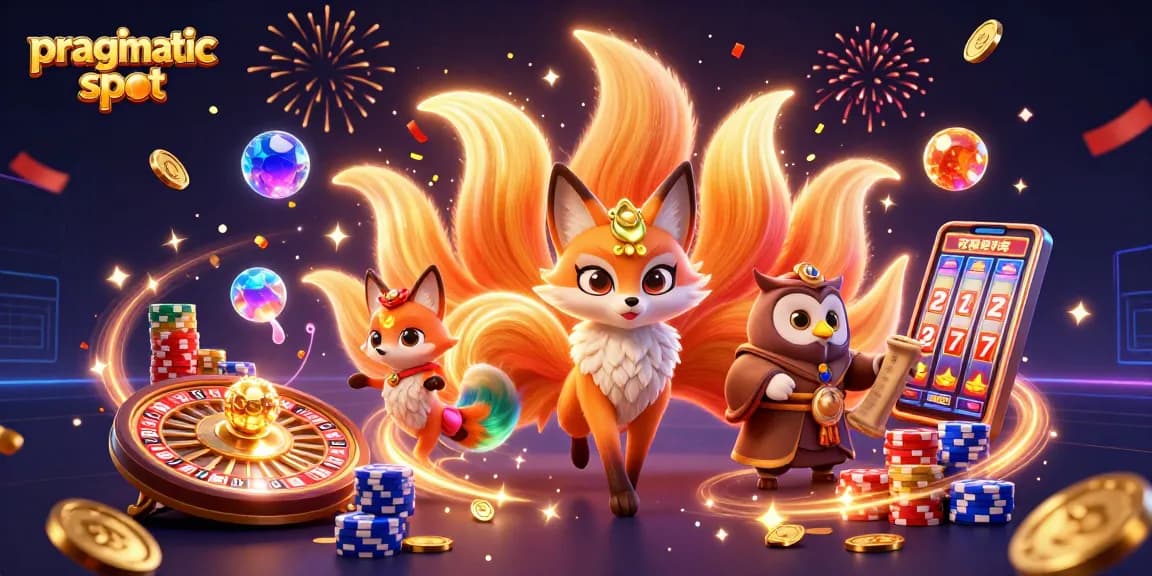 Experience the excitement of pragmatic slot games with vibrant characters and immersive casino elements.