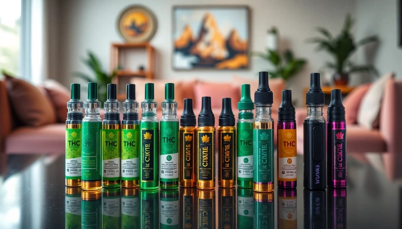 Showcase of THC vape cartridges, ideal for weed sites buy aficionados looking for quality selections.