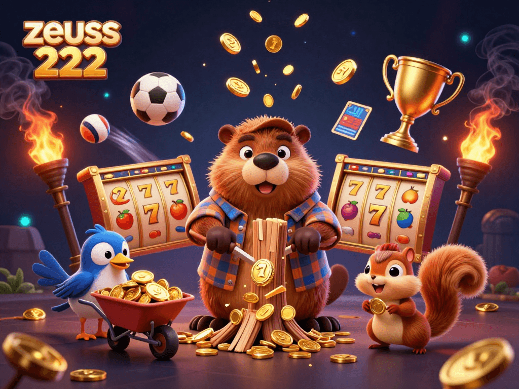 Engage with zeus 222 exciting slot adventures featuring dynamic characters and golden elements.