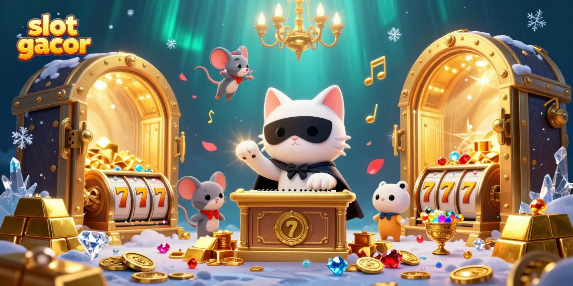Experience thrilling slot gacor excitement with vibrant characters and dazzling casino elements!
