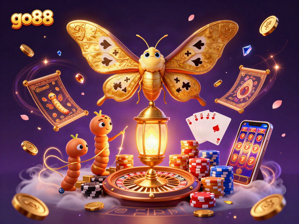 Win big with go88's thrilling games featuring golden wings and vibrant casino elements.