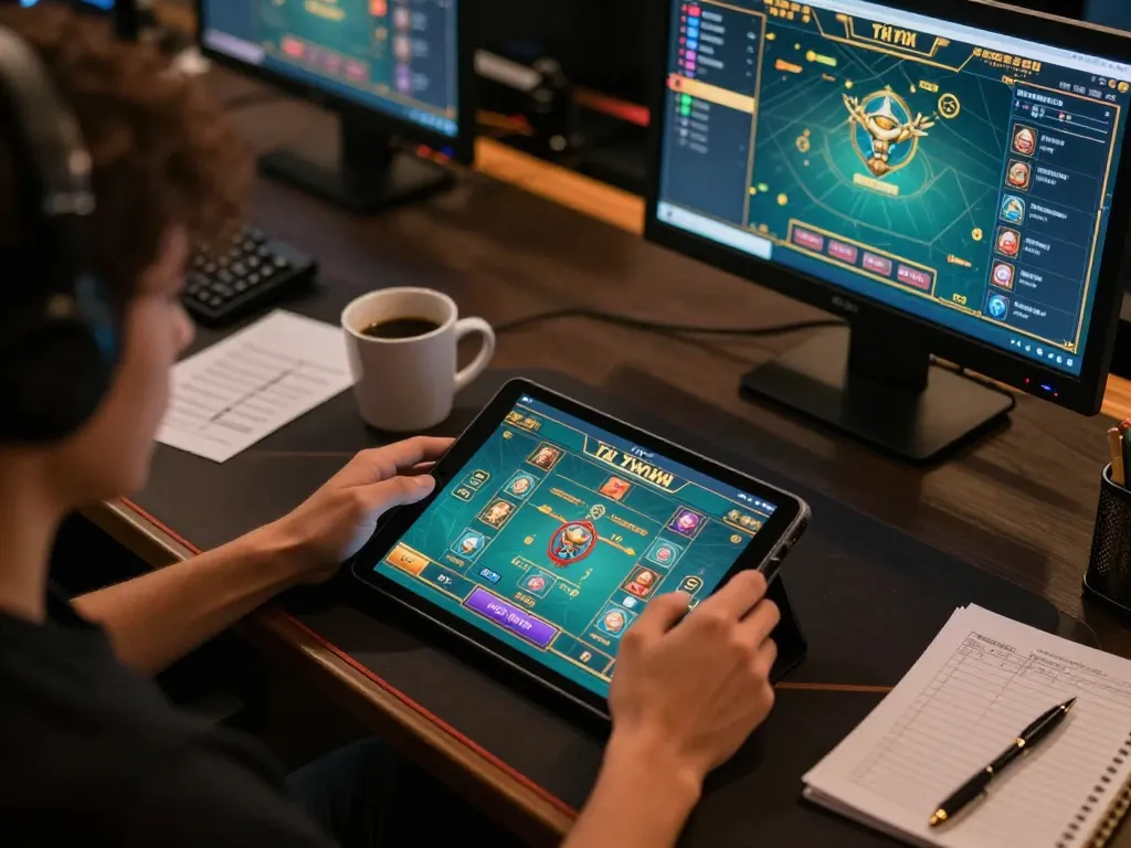 Tài xỉu sunwin gameplay on tablet during an online gambling session