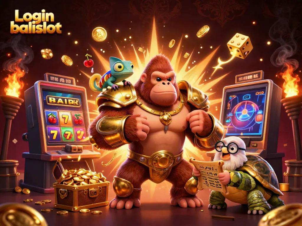 Experience excitement with Login balislot as gorilla king and chameleon conquer the casino world.