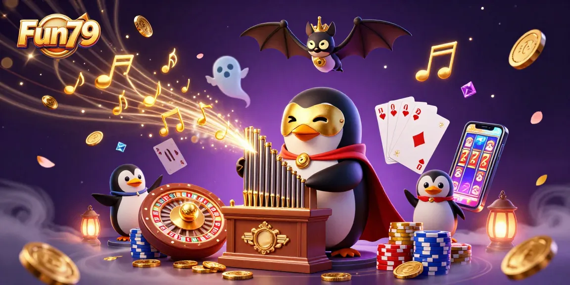 Experience thrilling gameplay at Fun79 with our vibrant casino scene featuring games and excitement!