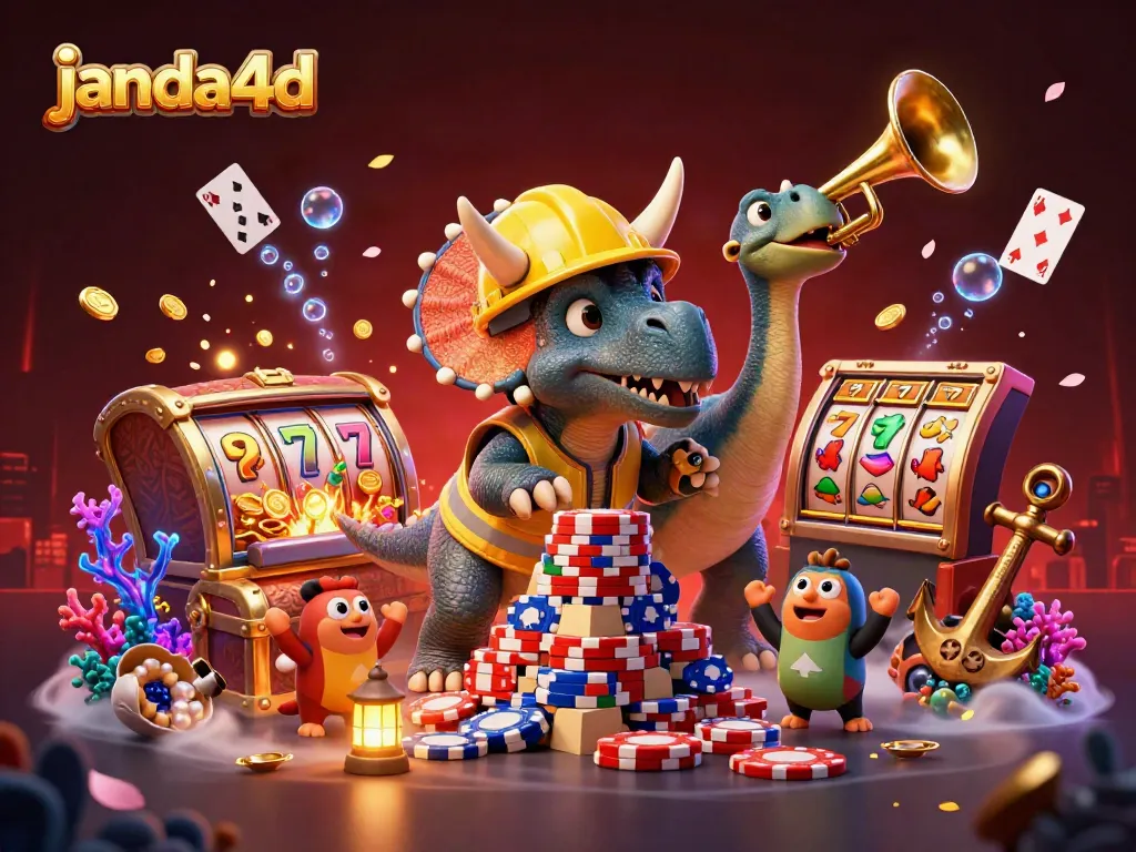Janda4D menyajikan pengalaman slot inovatif dengan triceratops dan elemen permainan menarik.