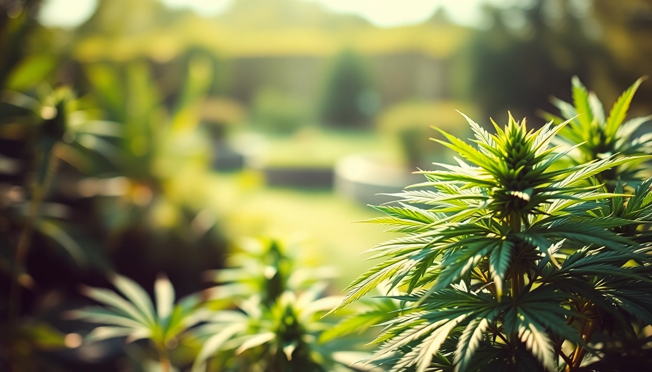 Learn about CBD through a close-up of vibrant cannabis plants illustrating their natural serenity.