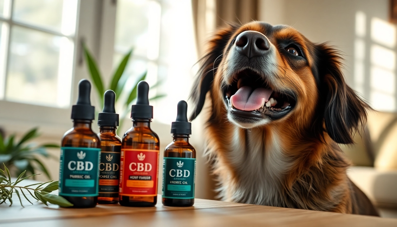 Enhance your pet's health with CBD For Pet oils in a relaxed home setting.