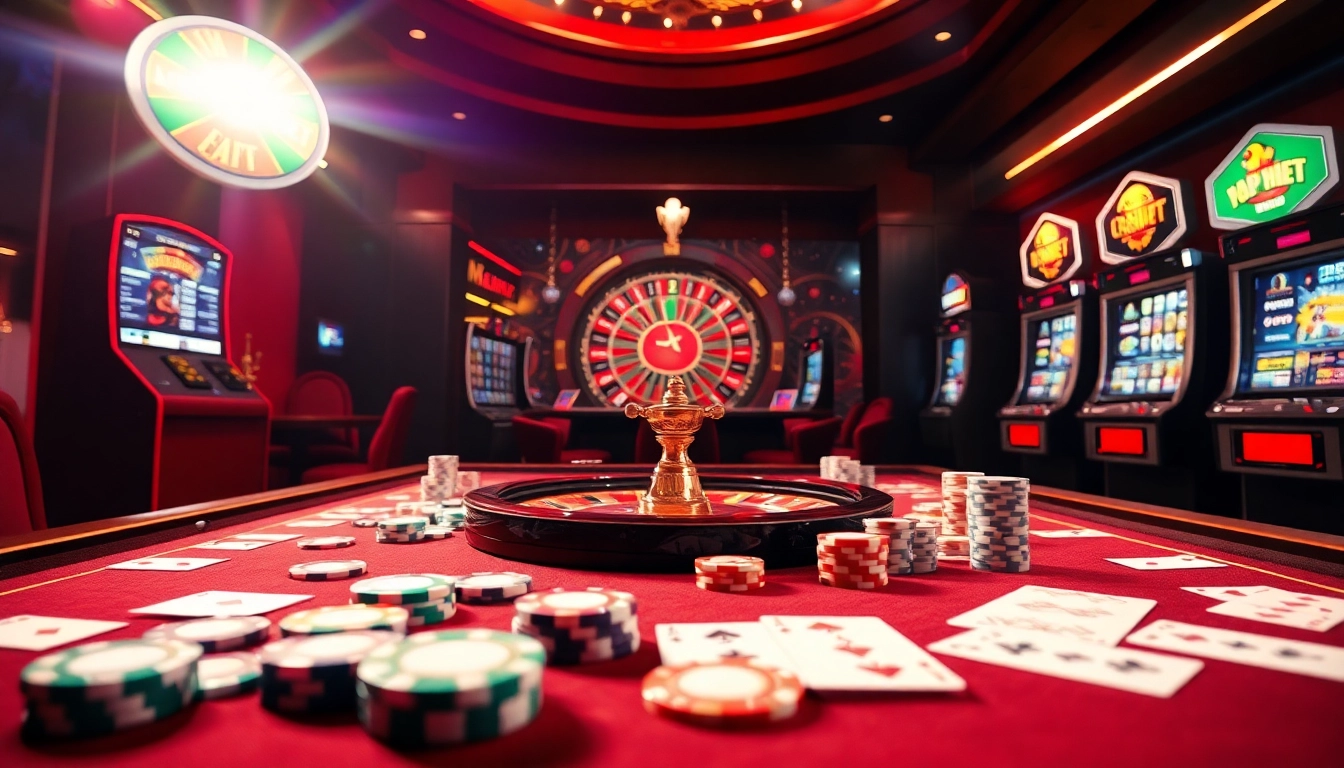 Link 12bet displayed prominently on a digital gaming table, surrounded by poker chips and cards