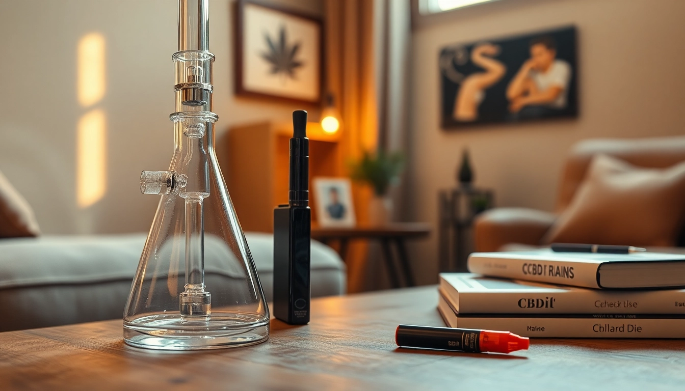 Learn how to smoke a cart without a battery using a glass rig in a cozy setting.