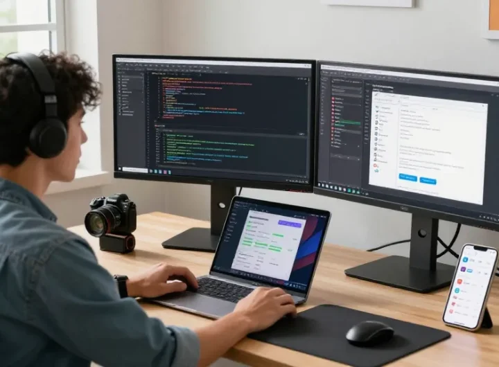 Efficient workspace using Snipaste下载 for effortless screenshot management and task organization.